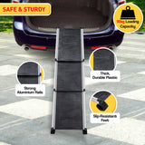 Furtastic Heavy-Duty Aluminium Telescopic Dog Pet Ramp - Top-Down View