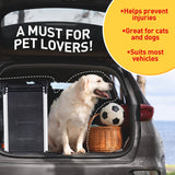 Furtastic Heavy-Duty Aluminium Telescopic Dog Pet Ramp - Rear View