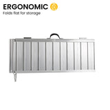 Kartrite 3ft Aluminium Foldable Wheelchair Ramp R01 - Close-Up Angle