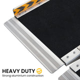 Kartrite Aluminium Wheelchair Ramp with Leg Support - 8ft - Extra Image