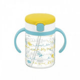 Richell - Aqulea Clear Straw Bottle Mug 200ml Yellow Candy-2006733335921037312