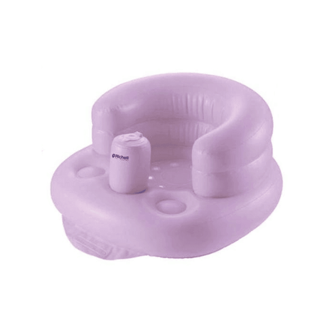 Richell Inflatable Soft Baby Chair Purple Purple-2006733337519067136