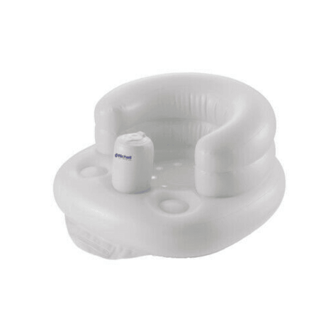 Richell Inflatable Soft Baby Chair Purple Grey-2006733473125109760