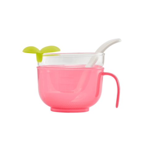 Richell Porridge Maker E, For Use with Rice Cookers Pink-2006733335556132864