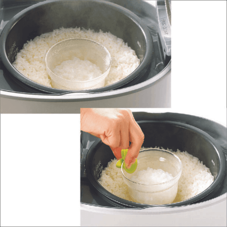 Richell Porridge Maker E, For Use with Rice Cookers Green-2006733335728099337