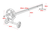 Adjustable Swimming Pool Roller - 6.7m - Front View