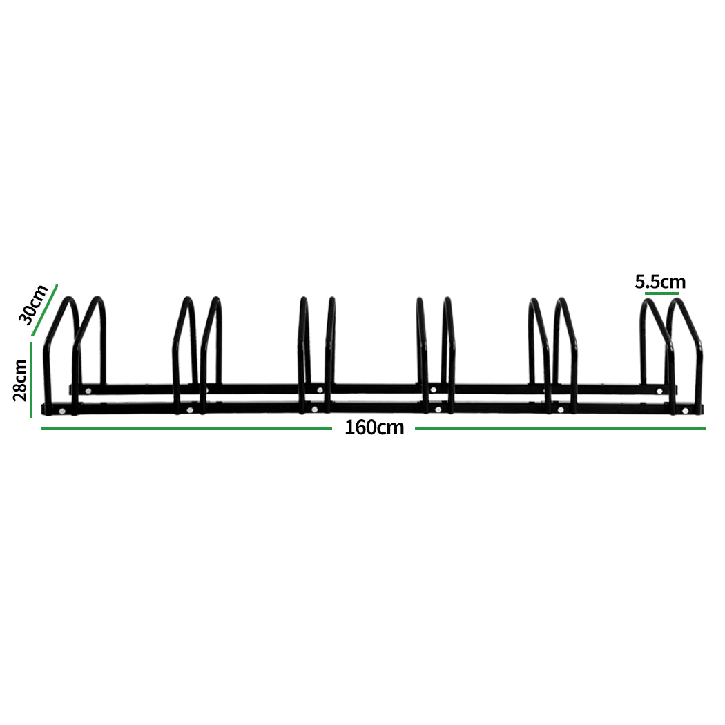 6 Bikes Stand Bicycle Bike Rack Floor-1954802587408666626
