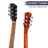 Karrera 40in Resonator Guitar - Sunburst - Extra Image