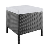 9 Piece PE Rattan Garden Patio Outdoor Dining Set Black - Top-Down View