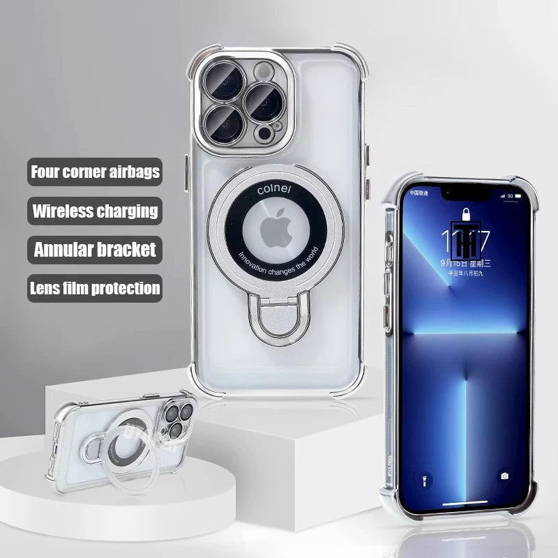 For iPhone 17 16 15 Pro Max 14 13 12 Case Heavy Duty Shockproof Stand Cover