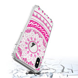 New iPhone X Xs Max XR 8 7 6 6s Plus Mandala Pattern Clear Print Cover Case
