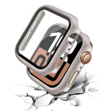 For Apple Watch Series 11 10 9 8 7 SE Case Full Glass Cover 41 42 45 40 44 49mm