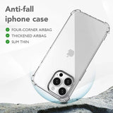 iPhone Case 17 16 13 11 15 14 12 Pro Max X XR 7 8 Plus SE Clear Shockproof Cover