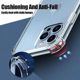iPhone Case 17 16 13 11 15 14 12 Pro Max X XR 7 8 Plus SE Clear Shockproof Cover
