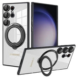 Fr MagSafe Samsung Galaxy S25 S24 S23 S22 Plus Ultra 5G Mobile Stand Ring Cover