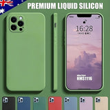 iPhone Case 17 16 15 14 12 11 13 Pro Max XR Mini Plus Shockproof Silicone Cover