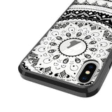 New iPhone X Xs Max XR 8 7 6 6s Plus Mandala Pattern Clear Print Cover Case - Extra Image