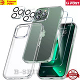 For iPhone 17 16 15 14 13 12 Pro Max XR Clear Full Shockproof mobile Case Cover