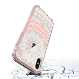 New iPhone X Xs Max XR 8 7 6 6s Plus Mandala Pattern Clear Print Cover Case - Extra Image