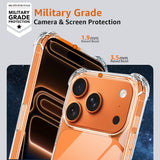 iPhone Case 17 16 13 11 15 14 12 Pro Max X XR 7 8 Plus SE Clear Shockproof Cover