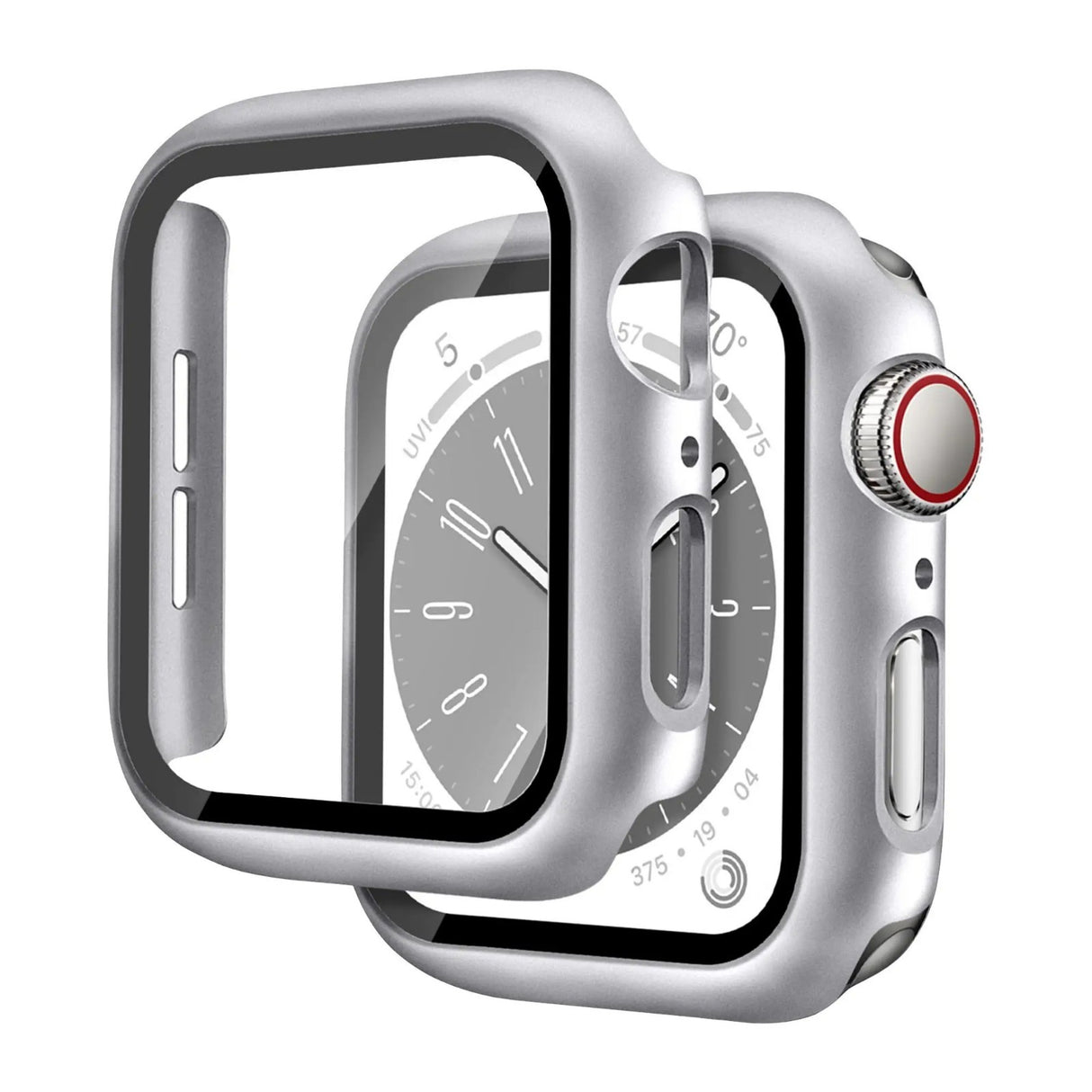 For Apple Watch Series 11 10 9 8 7 SE Case Full Glass Cover 41 42 45 40 44 49mm