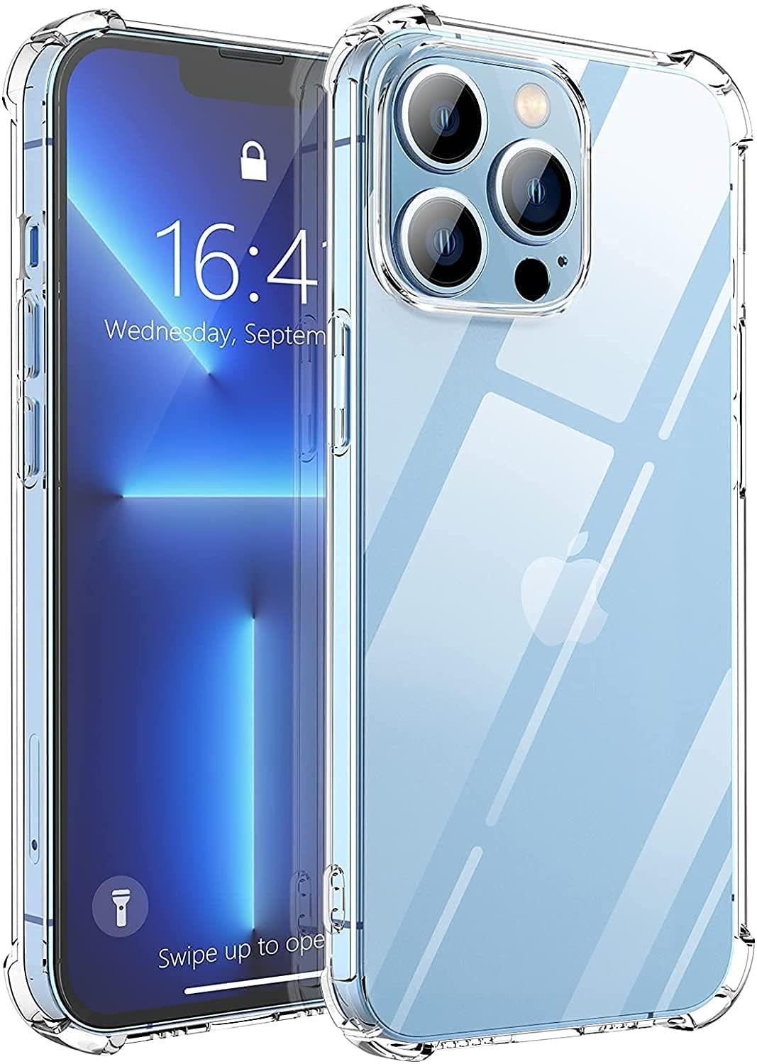 iPhone Case 17 16 13 11 15 14 12 Pro Max X XR 7 8 Plus SE Clear Shockproof Cover