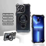 For iPhone 17 16 15 Pro Max 14 13 12 Case Heavy Duty Shockproof Stand Cover - Extra Image