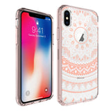 New iPhone X Xs Max XR 8 7 6 6s Plus Mandala Pattern Clear Print Cover Case - Extra Image