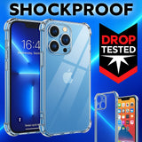 iPhone Case 17 16 13 11 15 14 12 Pro Max X XR 7 8 Plus SE Clear Shockproof Cover
