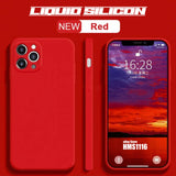 iPhone Case 17 16 15 14 12 11 13 Pro Max XR Mini Plus Shockproof Silicone Cover