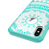 New iPhone X Xs Max XR 8 7 6 6s Plus Mandala Pattern Clear Print Cover Case