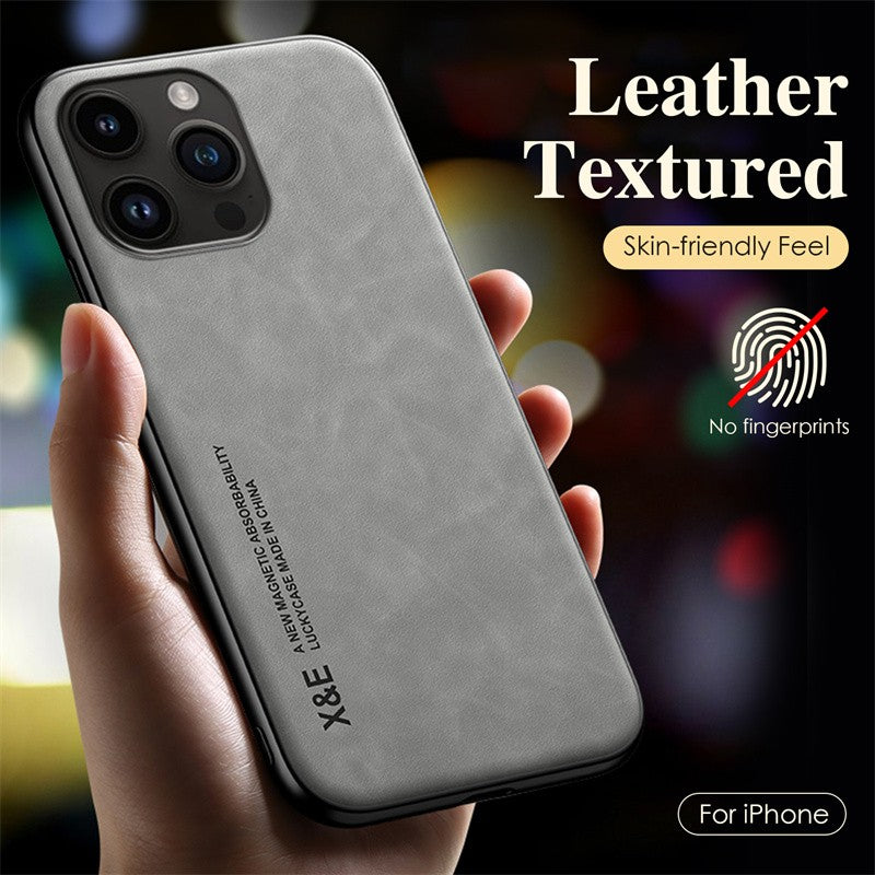 Leather Case For iPhone 17 Air 16 16e 15 14 13 12 Mini 11 Pro Max X SE 8 7 Cover