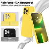 iPhone Case 17 16 15 14 12 11 13 Pro Max XR Mini Plus Shockproof Silicone Cover
