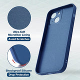 iPhone Case 17 16 15 14 12 11 13 Pro Max XR Mini Plus Shockproof Silicone Cover