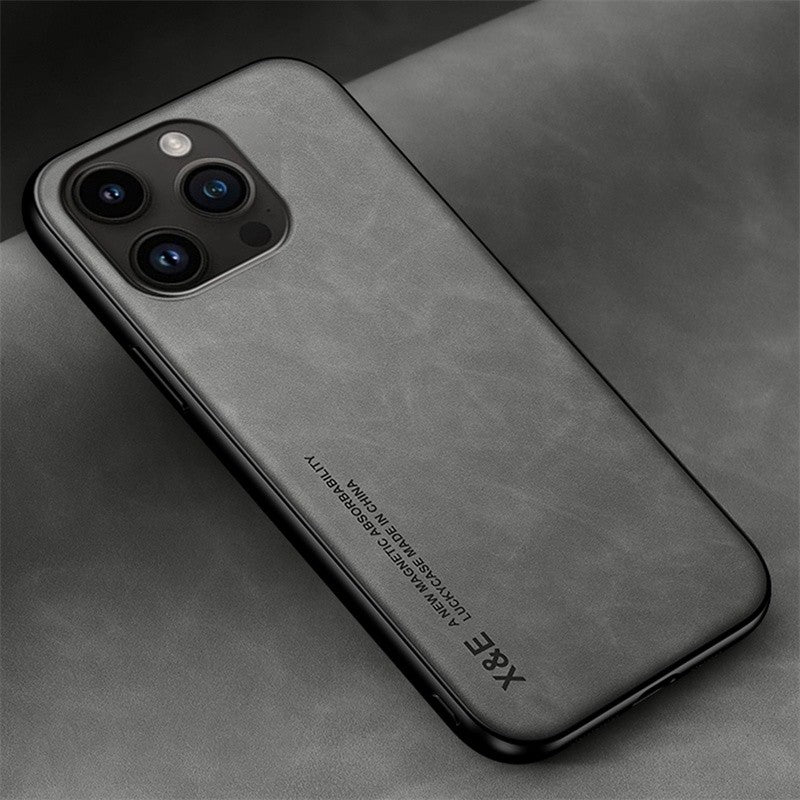 Leather Case For iPhone 17 Air 16 16e 15 14 13 12 Mini 11 Pro Max X SE 8 7 Cover