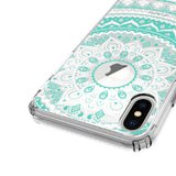 New iPhone X Xs Max XR 8 7 6 6s Plus Mandala Pattern Clear Print Cover Case - Extra Image