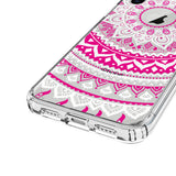 New iPhone X Xs Max XR 8 7 6 6s Plus Mandala Pattern Clear Print Cover Case - Extra Image