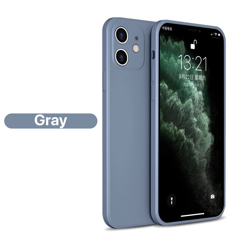 iPhone Case 17 16 15 14 12 11 13 Pro Max XR Mini Plus Shockproof Silicone Cover
