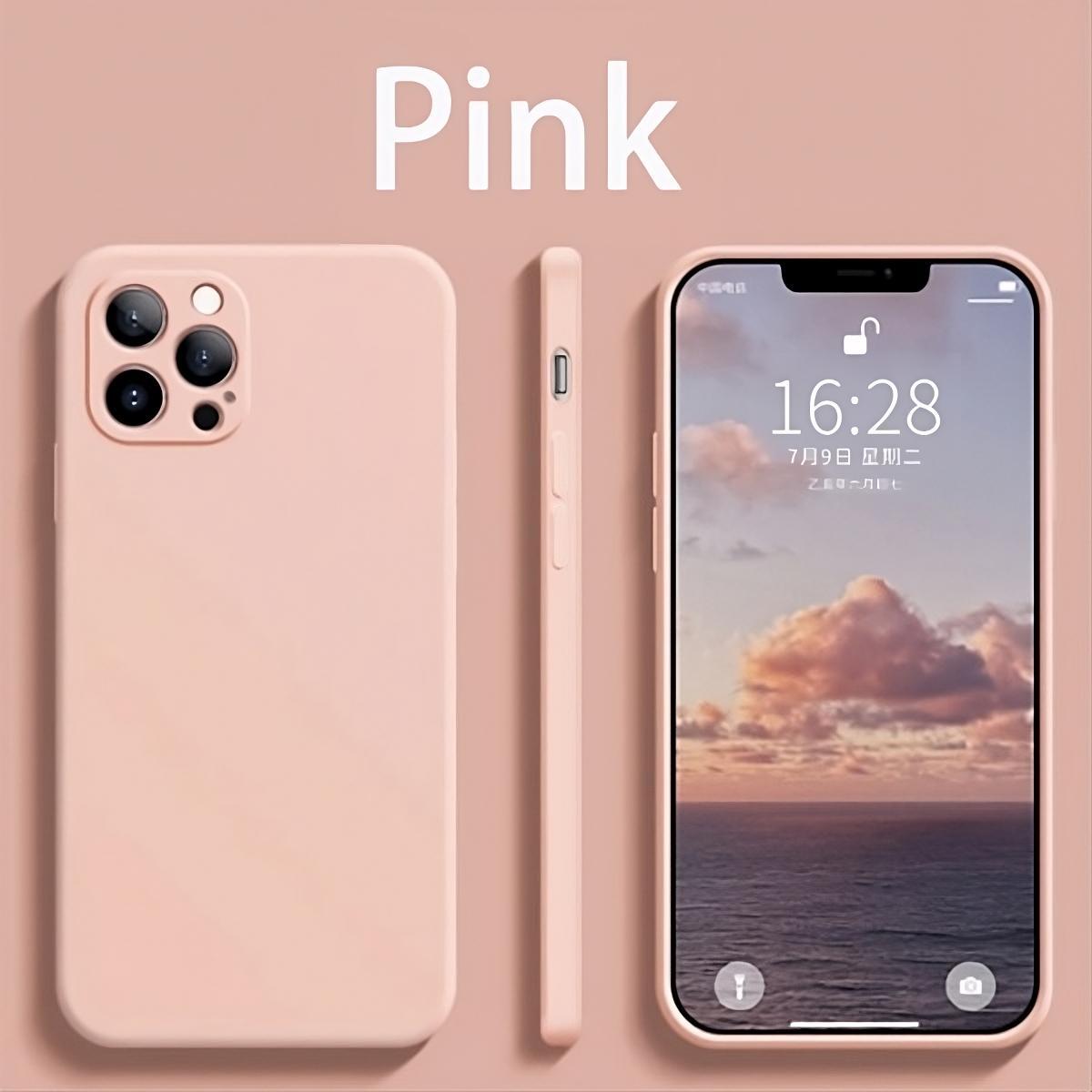 iPhone Case 17 16 15 14 12 11 13 Pro Max XR Mini Plus Shockproof Silicone Cover