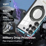 Fr MagSafe Samsung Galaxy S25 S24 S23 S22 Plus Ultra 5G Mobile Stand Ring Cover - Extra Image