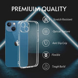 iPhone Case 17 16 13 11 15 14 12 Pro Max X XR 7 8 Plus SE Clear Shockproof Cover