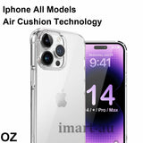 Clear Shockproof Bumper Back Case Cover For iPhone 14 13 12 11 Pro Plus MAX XR