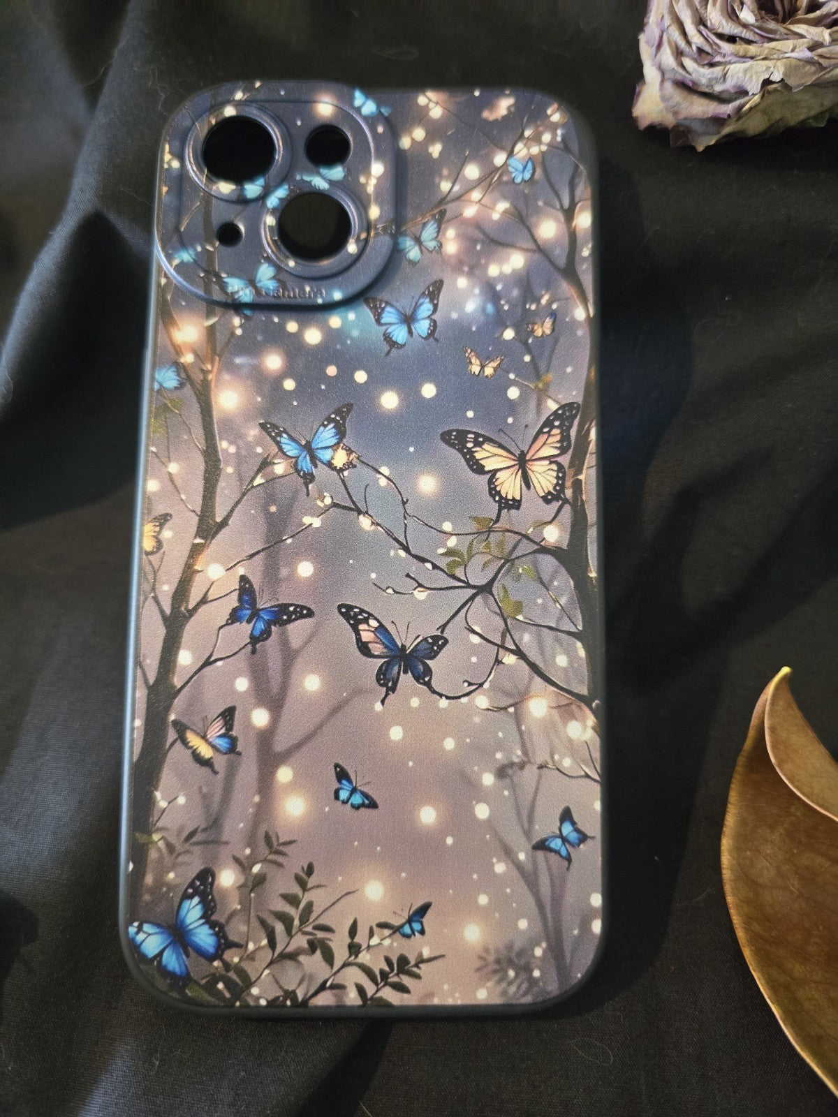 IPhone 15 Phone Case Cover Butterfly Theme Prints Cute Elegant 458