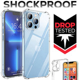 iPhone Case 17 16 13 11 15 14 12 Pro Max X XR 7 8 Plus SE Clear Shockproof Cover - Extra Image