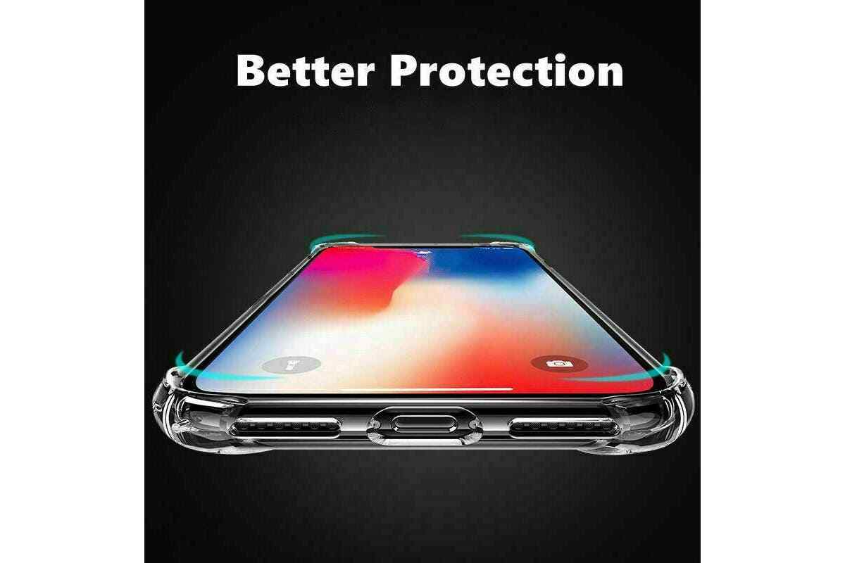 Clear Shockproof Bumper Back Case Cover For iPhone 14 13 12 11 Pro Plus MAX XR