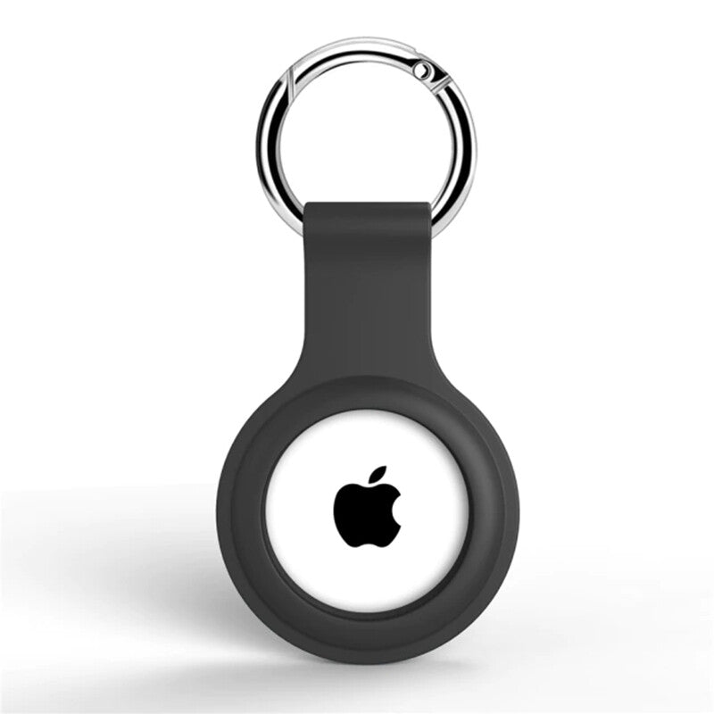 For Apple AirTag Silicone Case Cover Keychain Holder Protective Key Ring