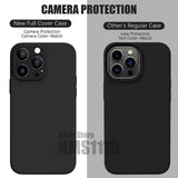 iPhone Case 17 16 15 14 12 11 13 Pro Max XR Mini Plus Shockproof Silicone Cover