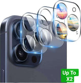 2X For iPhone 14 13 12 11 Pro Max Camera Lens Tempered Glass Screen Protector