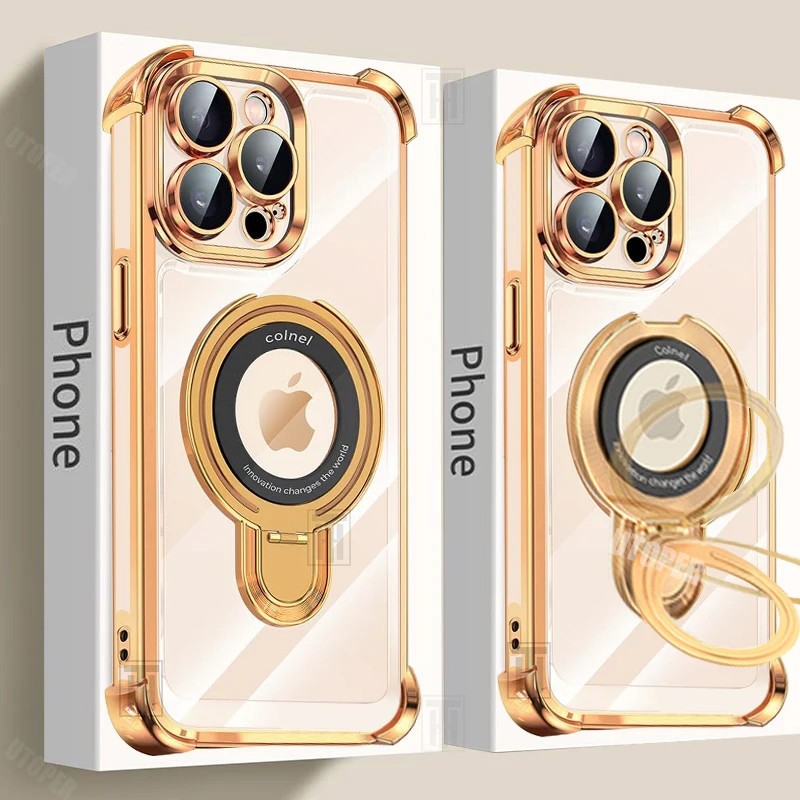 For iPhone 17 16 15 Pro Max 14 13 12 Case Heavy Duty Shockproof Stand Cover