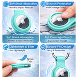 For Apple AirTag Silicone Case Cover Keychain Holder Protective Key Ring - Extra Image